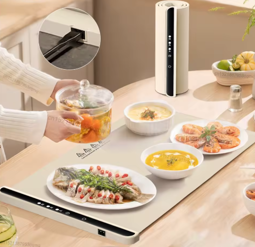 Keep food hot without microwave heating 